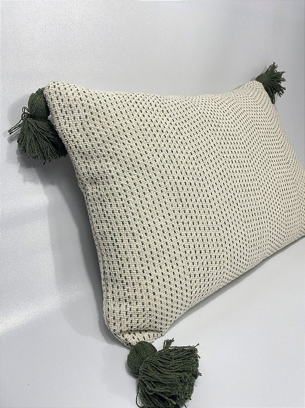 Capa para almofada Amelie baguete cinza