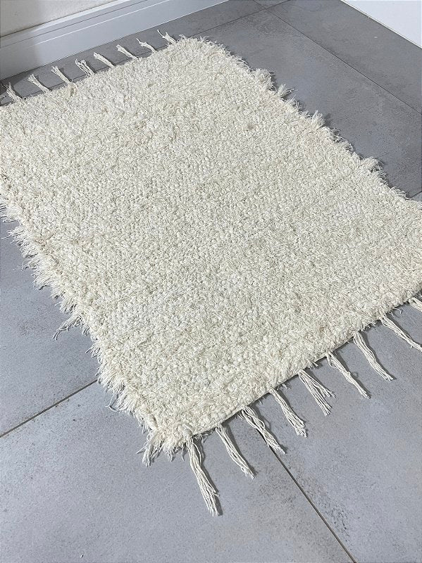 Tapetinho Felpudo cru 50 x 80 cm