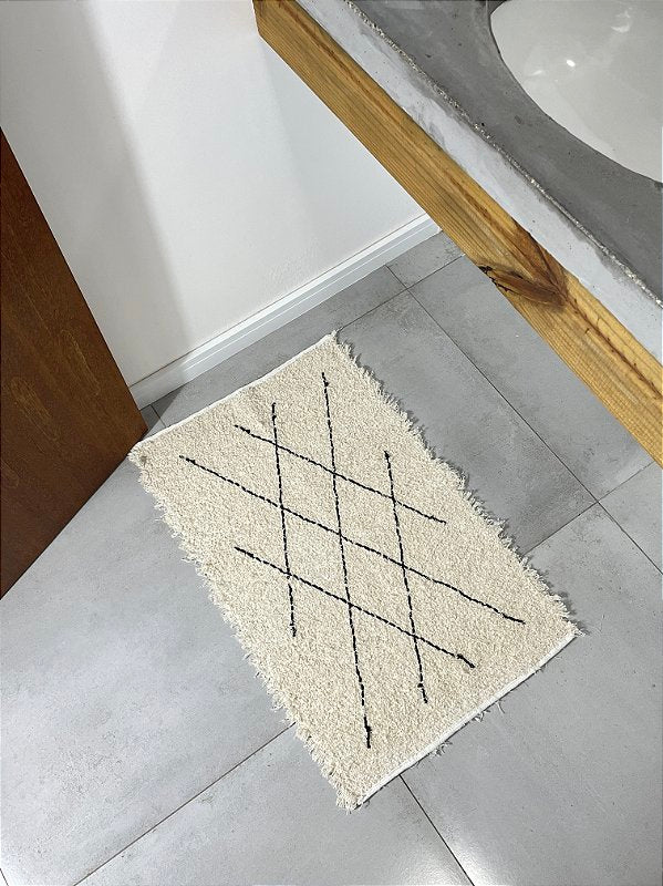 Tapetinho Felpudo Waffle 50 x 80 cm