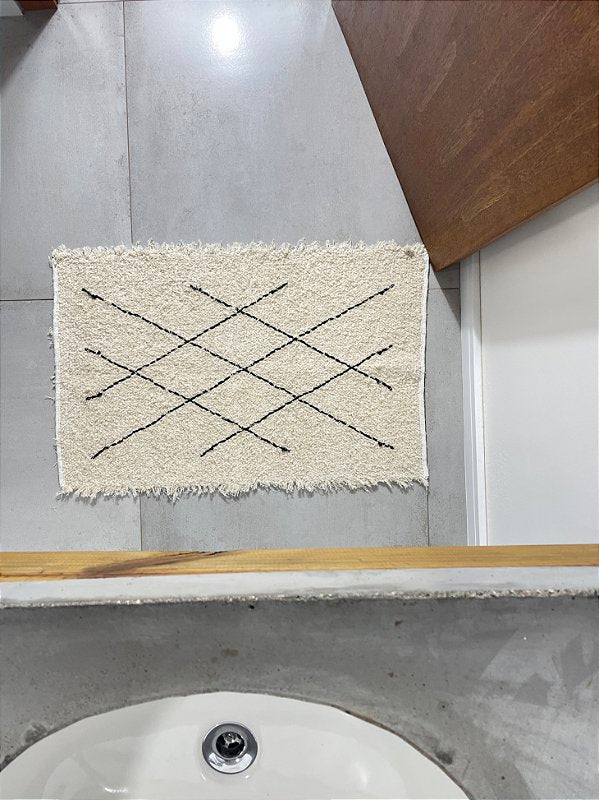 Tapetinho Felpudo Waffle 50 x 80 cm