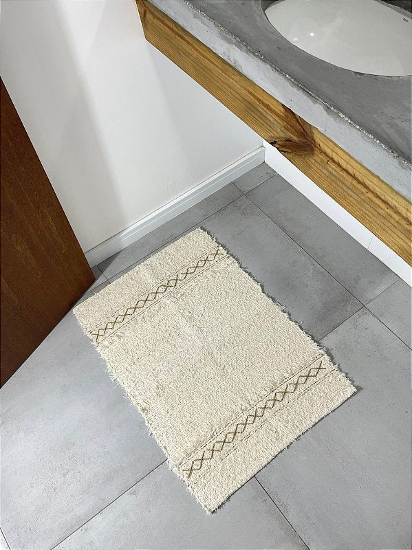 Tapetinho Felpudo Boemia caramelo 50 x 80 cm