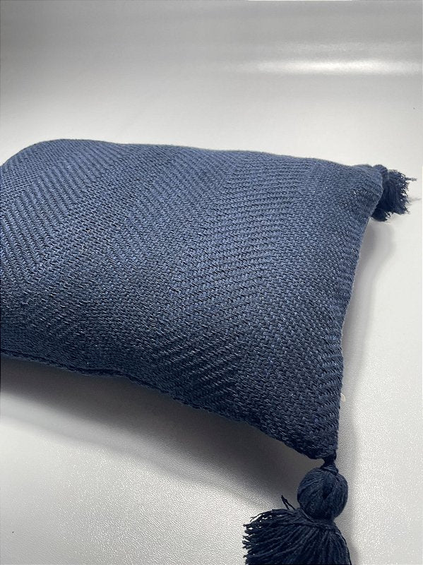 Capa para almofada Bossa baguete marinho