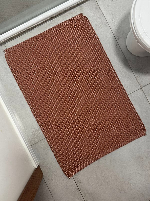 Tapetinho de algodão Terra trama mesclada
