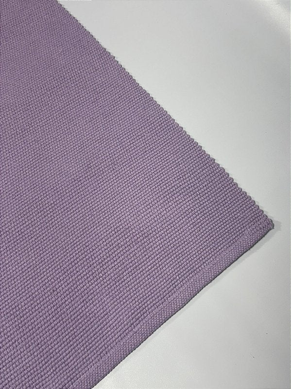 Tapete passadeira de linha liso lilas 50 x 150 cm