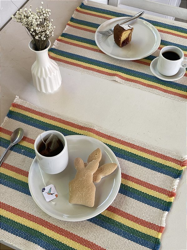 Conjunto Americano Artesanal carrosel com 7 peças