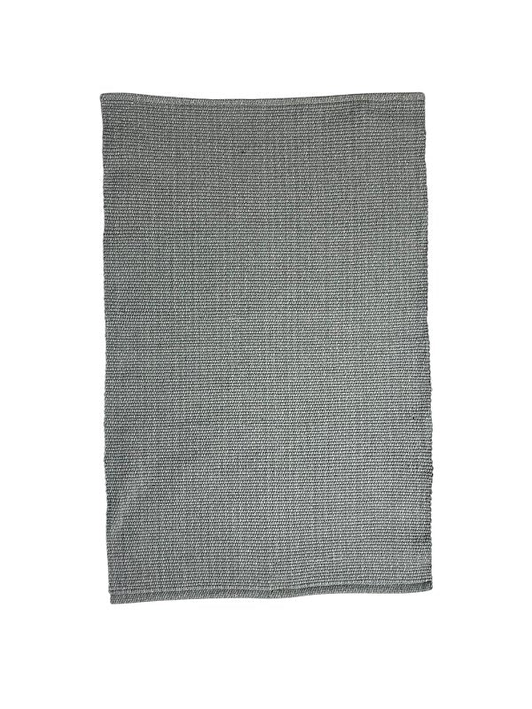 Tapetinho de linha liso cinza 50 x 80 cm