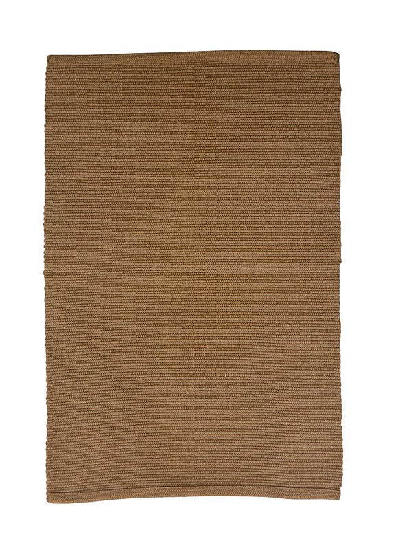 Tapetinho de linha liso caramelo 50 x 80 cm