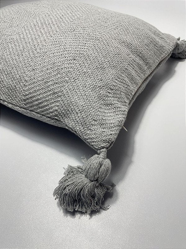 Capa de almofada Bossa baguete cinza