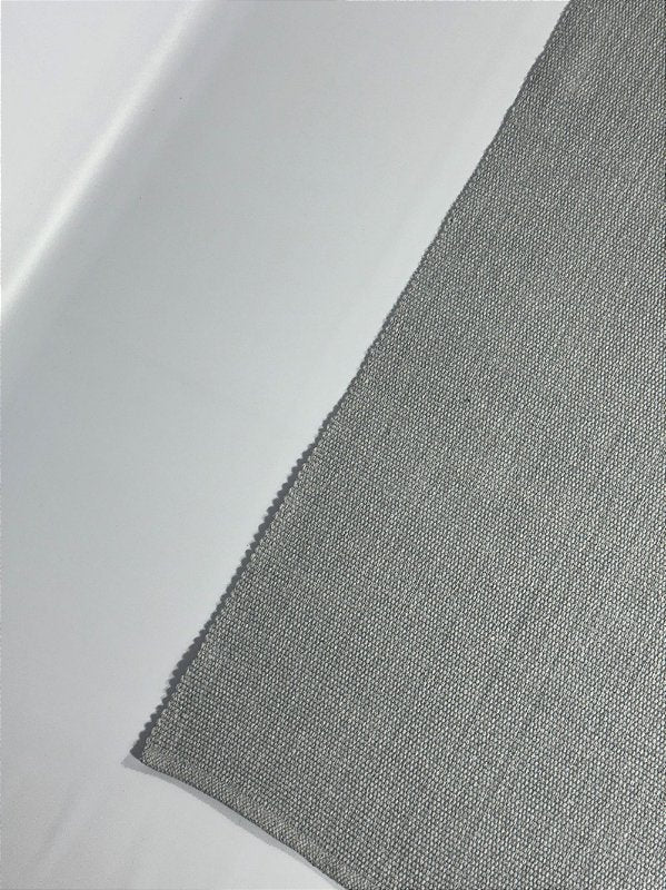 Tapete passadeira de linha liso cinza 50 x 150 cm