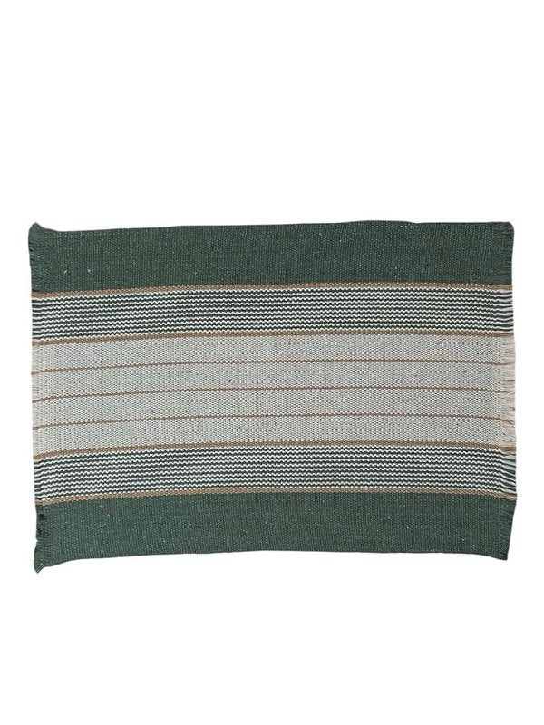 Conjunto Americano Artesanal verde com 7 peças
