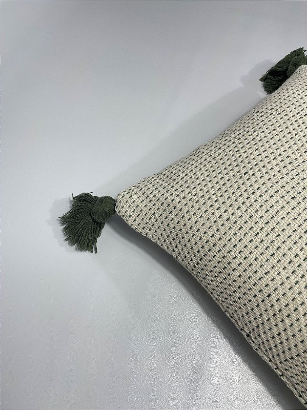 Capa para almofada Amelie baguete verde