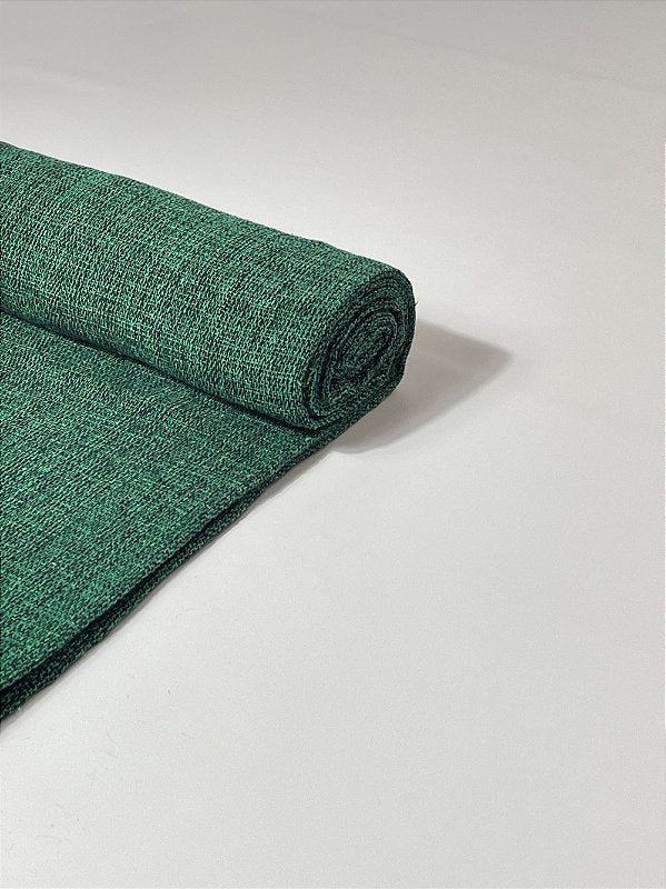 Colcha basic de casal verde mescla