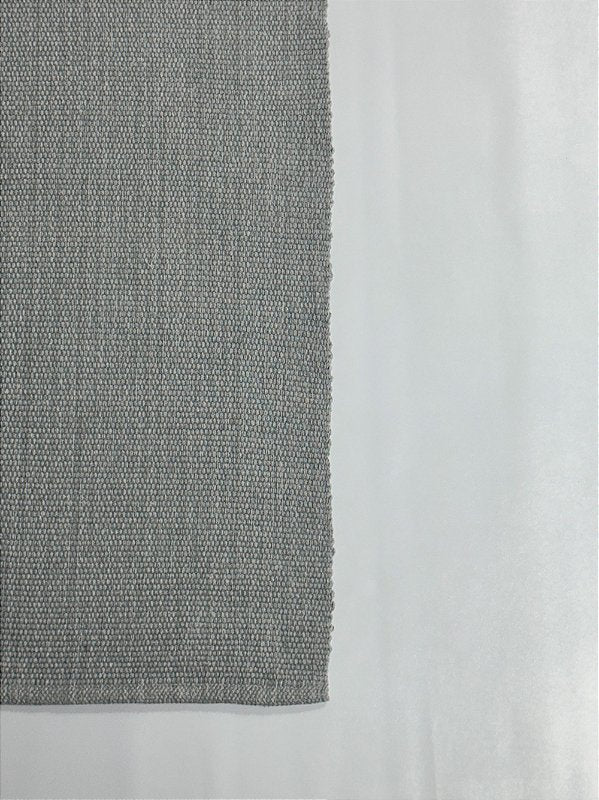 Tapete passadeira de linha liso cinza 50 x 150 cm