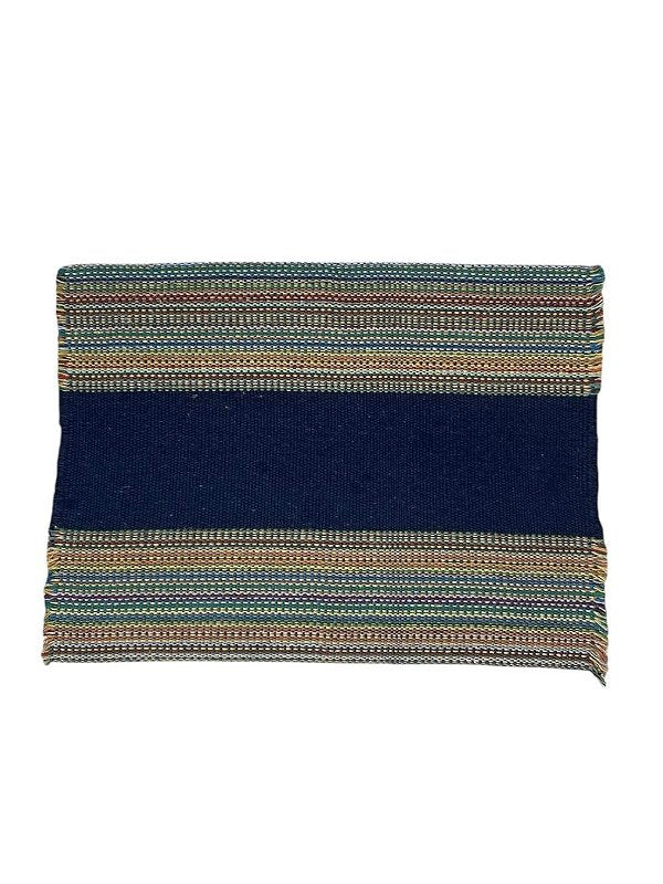 Conjunto Americano Artesanal azul com 7 peças