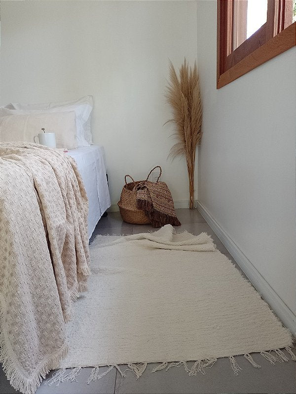 Tapete Beira Cama Felpudo cru 80 x 140 cm