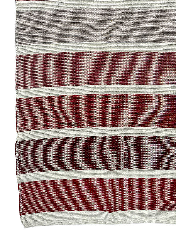 Tapete artesanal algodão degradê Hot 150 x 150 cm