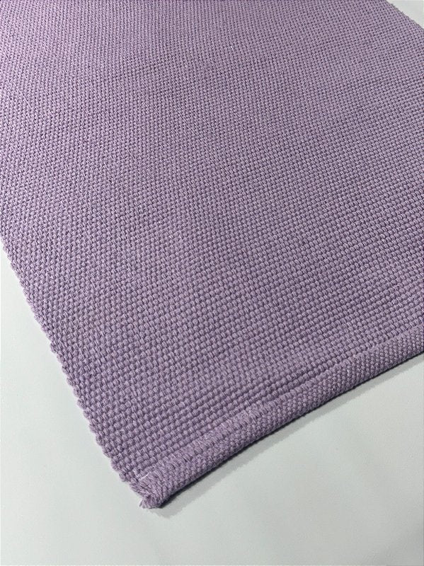 Tapete passadeira de linha liso lilas 50 x 150 cm