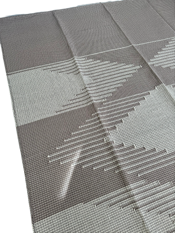 Tapete artesanal algodão maxi areia com cru 200 x 250 cm