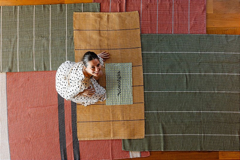 Tapete Coleção Nóstalgia piso de vó 150 x 200 cm