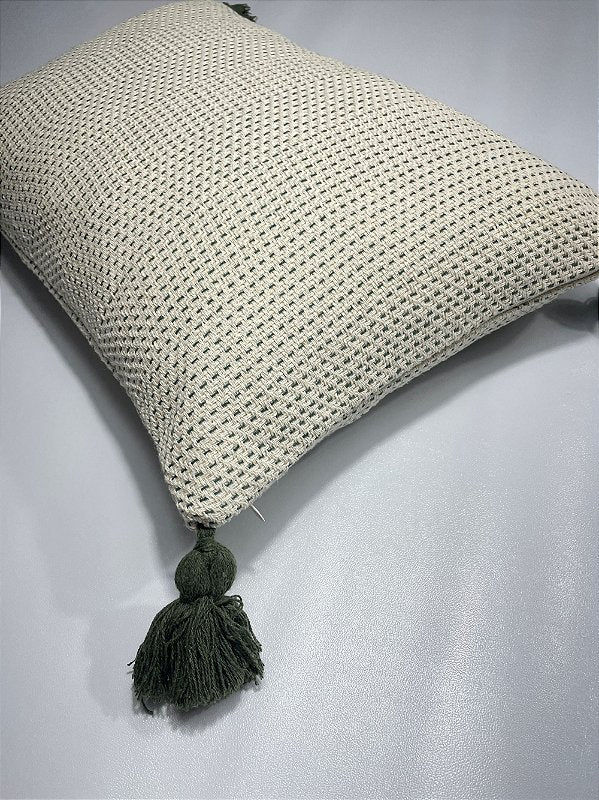 Capa para almofada Amelie baguete verde