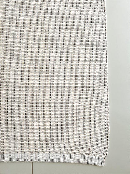 Tapete artesanal algodão multiuso Cappuccino 80 x 200 cm
