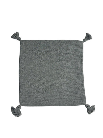 Capa para almofada Bossa quadrada cinza