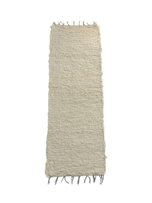 Passadeira Felpuda cru 50 x 150 cm