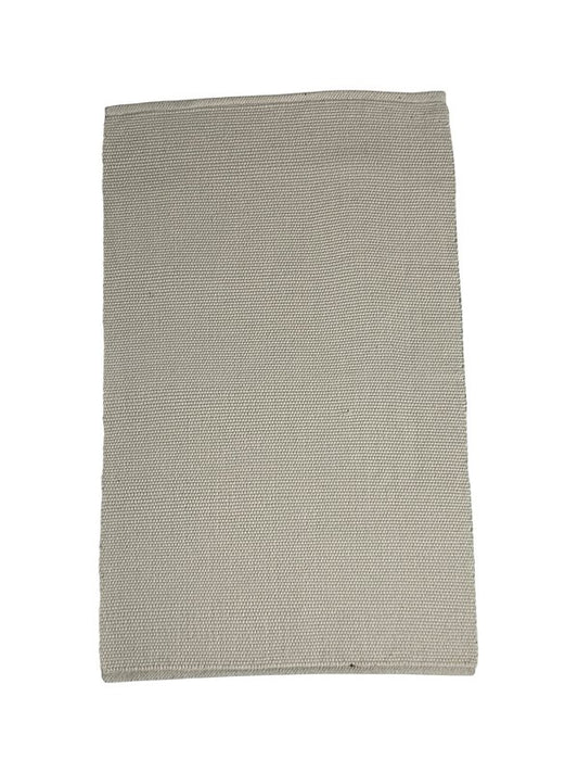 Tapetinho de linha liso cru 50 x 80 cm