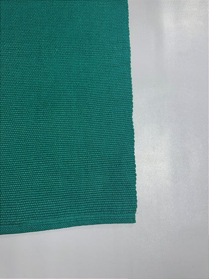 Tapete passadeira de linha liso esmeralda 50 x 150 cm