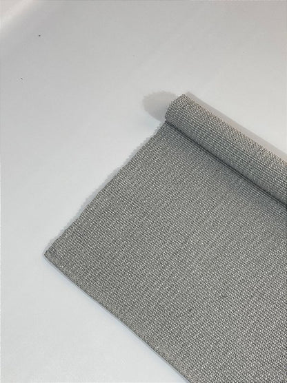 Tapetinho de linha liso cinza 50 x 80 cm