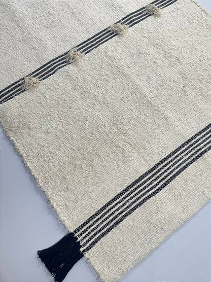 Tapete Felpudo Lúdico Sensorial Preto 100x150