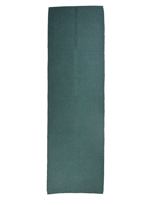 Tapete passadeira de linha liso musgo 50 x 150 cm