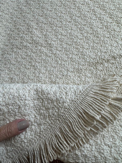 Tapete Redondo franjinha Cru 2m