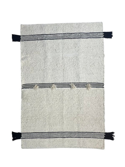 Tapete Felpudo Lúdico Sensorial Preto 100x150