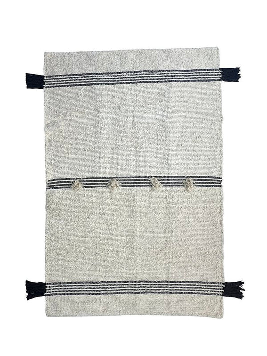 Tapete Felpudo Lúdico Sensorial Preto 100x150