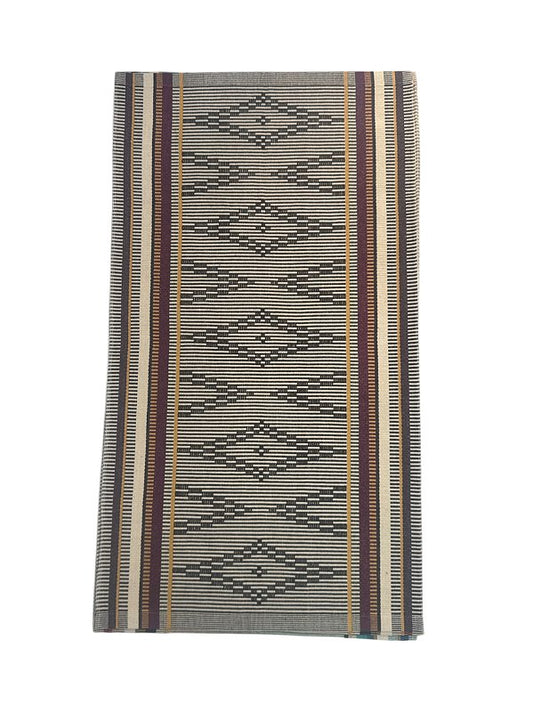 Tapete Curadoria Médio Tribo marrom 77 x 140 cm