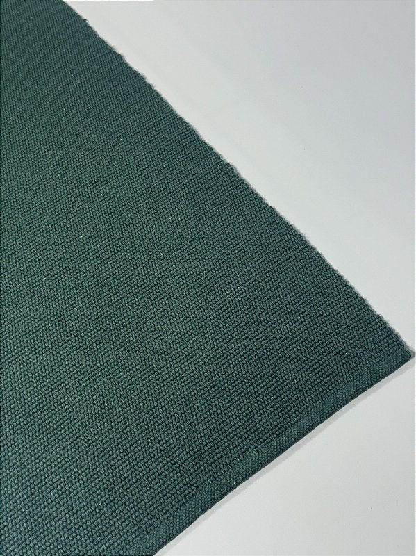 Tapete passadeira de linha liso menta 50 x 150 cm