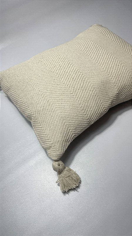 Capa para almofada Bossa baguete cru