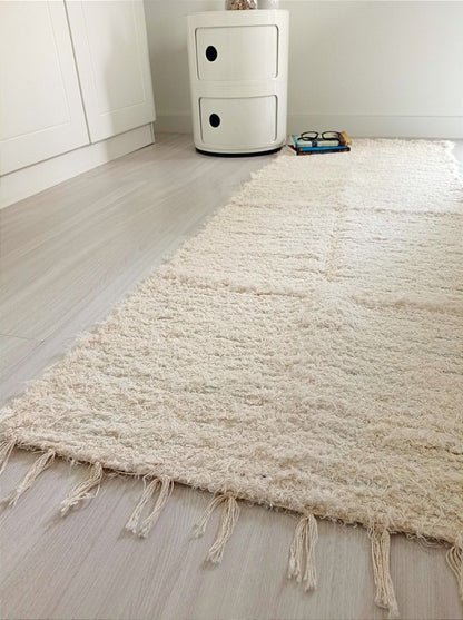Passadeira Felpuda cru 50 x 150 cm