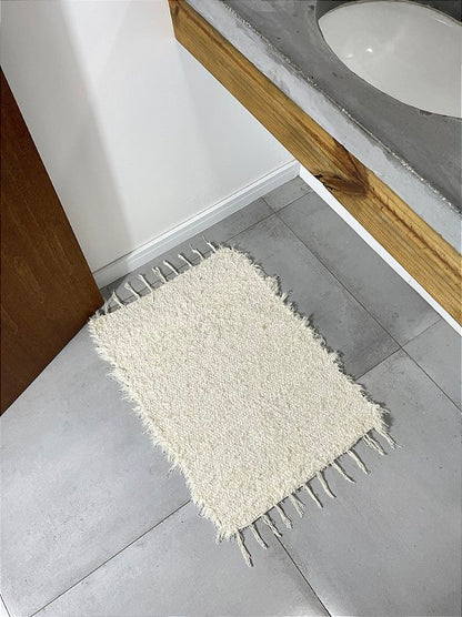 Tapetinho Felpudo cru 50 x 80 cm