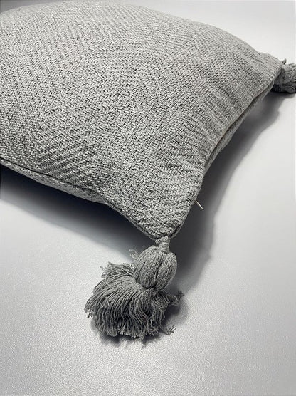 Capa de almofada Bossa baguete cinza