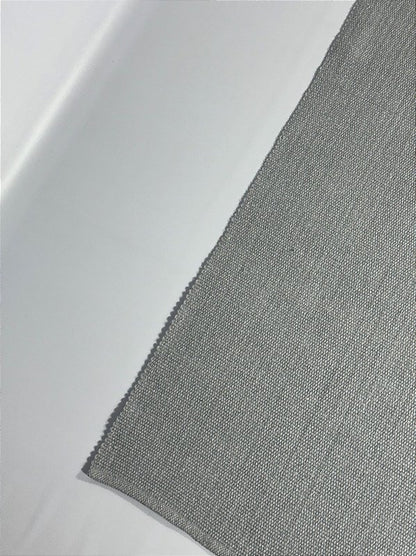 Tapete passadeira de linha liso cinza 50 x 150 cm
