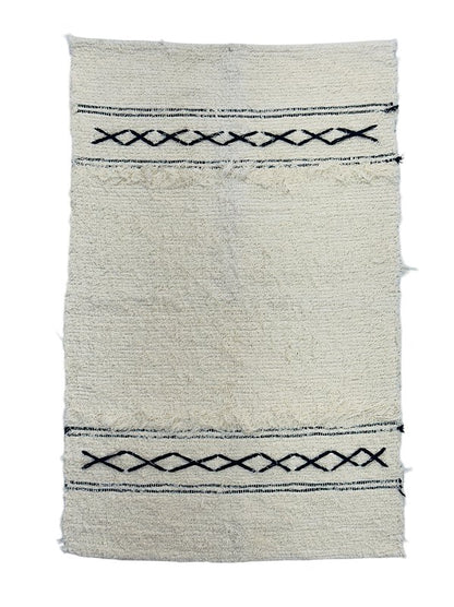 Tapetinho Felpudo Boemia preto 50 x 80 cm