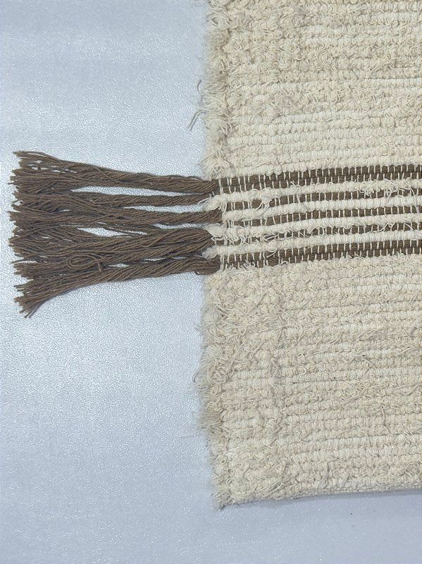 Tapete Felpudo Lúdico Sensorial Bege 100x150