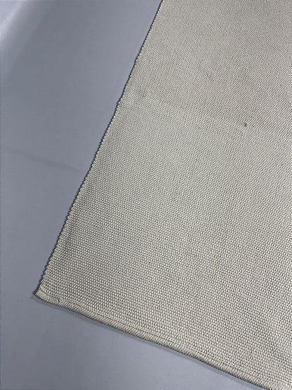 Tapete passadeira longa cru lisa 50 x 200 cm