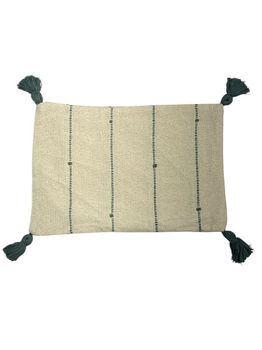 Capa de almofada Lou baguete verde