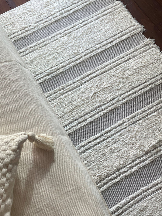 Tapete Beira-cama Felpudo Biscuit 80 x 150