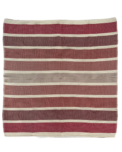 Tapete artesanal algodão degradê Hot 150 x 150 cm