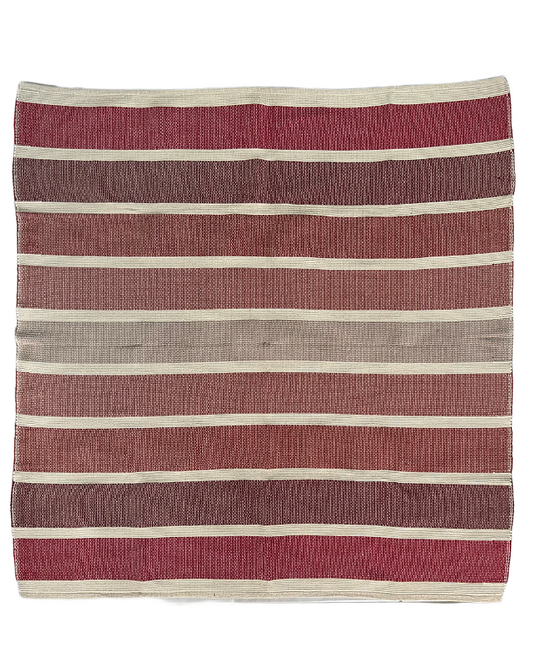 Tapete artesanal algodão degradê Hot 150 x 150 cm