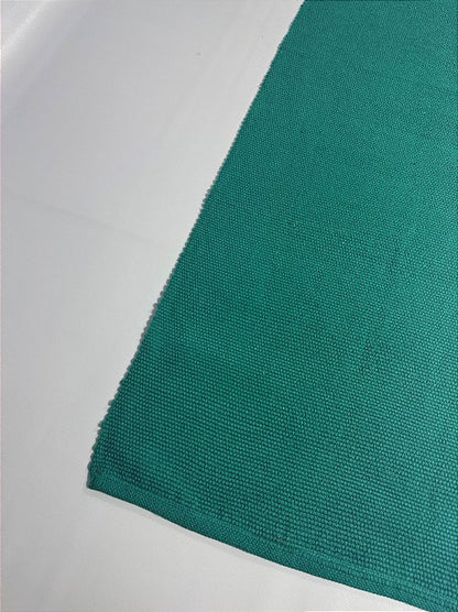 Tapete passadeira de linha liso esmeralda 50 x 150 cm